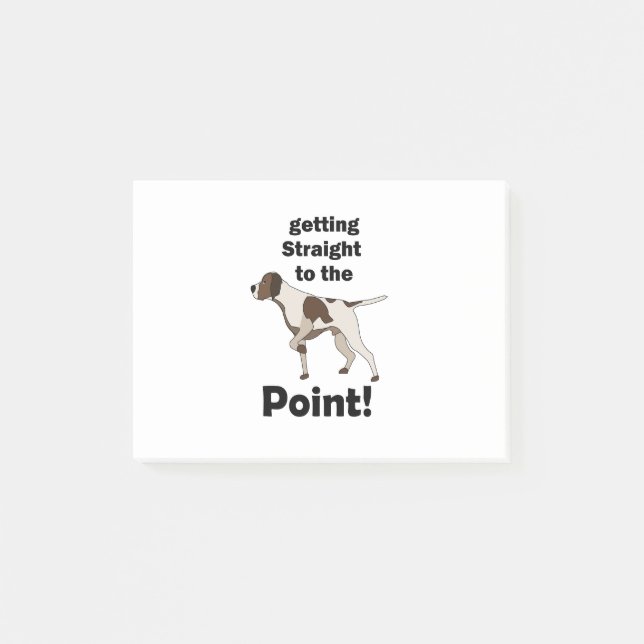 Bloco De Notas Pointer Inglês Indo Direto ao Ponto  (Frente)