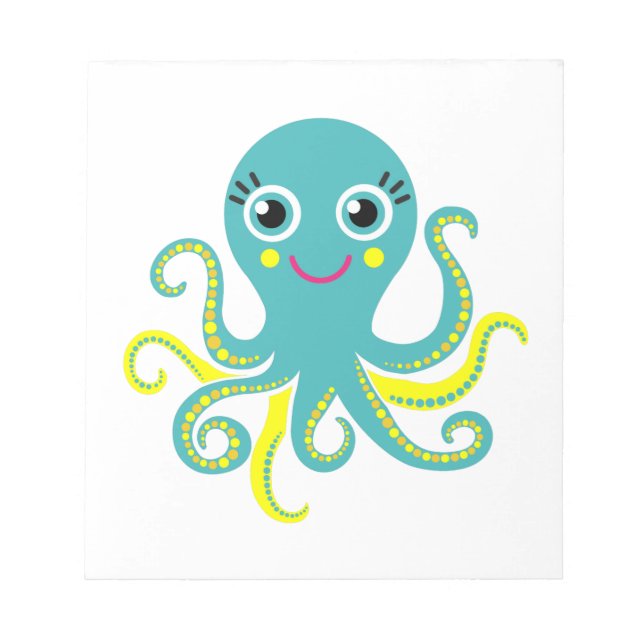 Bloco De Notas Polvo azul e amarelo (Frente)