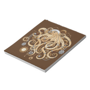 Bloco De Notas Polvo Steampunk Retro Fantasia Mecânica