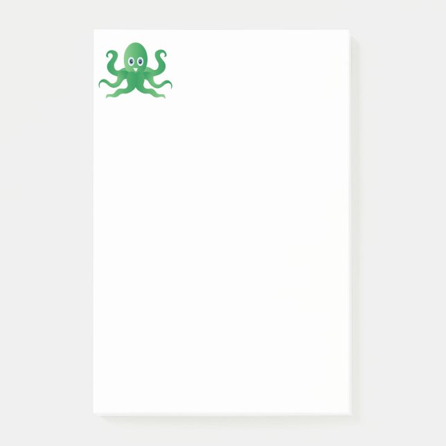 Bloco De Notas Polvos verdes divertidos (Frente)