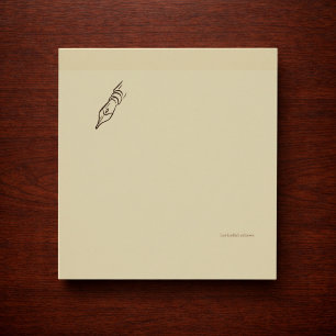 Bloco De Notas Ponta de caneta vintage - Biblioteca Minimalista D
