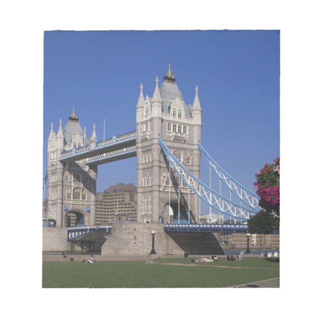 Bloco De Notas Ponte da Torre, Rio Tâmisa, Londres, Inglaterra (Frente)