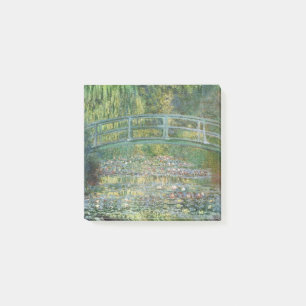 Bloco De Notas Ponte Japonesa de Claude Monet Arte de Nenúfar
