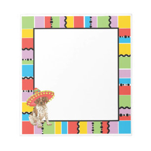 Bloco De Notas Ponteiro de cabelos curtos alemão da festa