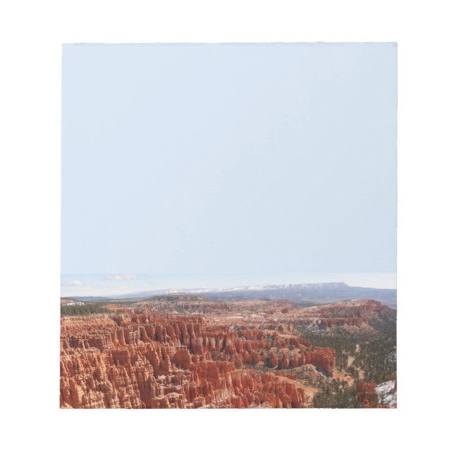 Bloco De Notas Ponto de Inspiração no Bryce Canyon I (Frente)