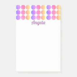 Bloco De Notas Pontos pastel bonito personalizados