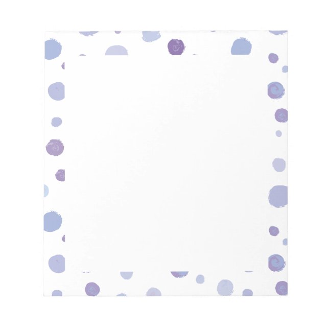 Bloco De Notas pontos pintados à mão (Frente)