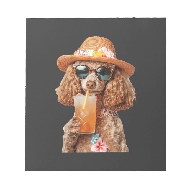 Bloco De Notas Poodle (Frente)