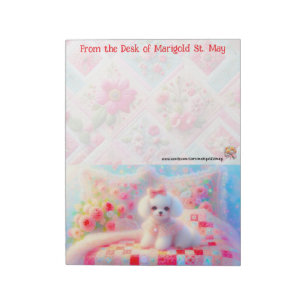Bloco de Notas Poodle de Jan