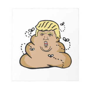 Bloco De Notas poop donald trump