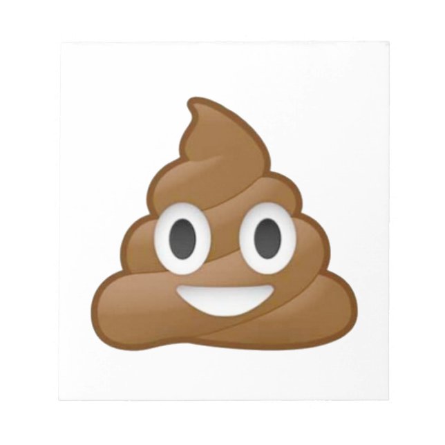 Bloco De Notas Poop emoji (Frente)