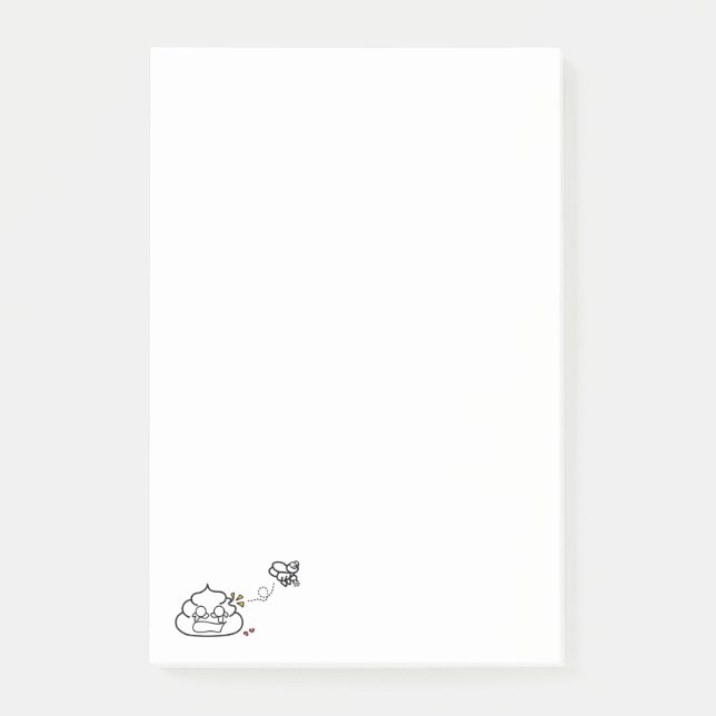 Bloco De Notas Poop quebrado - Brootsch, PooPoo (Frente)