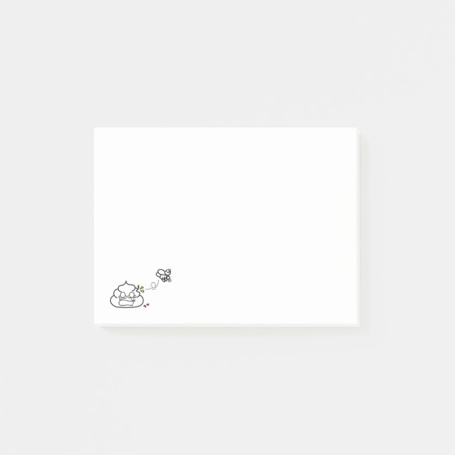 Bloco De Notas Poop quebrado - Brootsch, PooPoo (Frente)