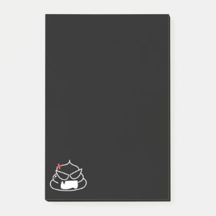 Bloco De Notas Poop zangado - Brootsch, o PooPoo