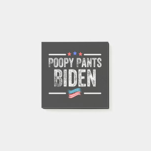 Bloco De Notas Poopy Pants Biden