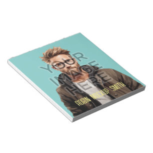 Bloco De Notas Pop Cultura Assinável Adicionar Foto Personalizada