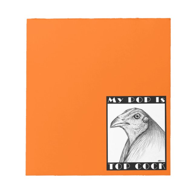 Bloco De Notas Pop é Cockbird Superior (Frente)