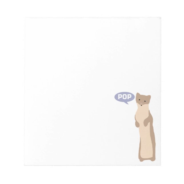 Bloco De Notas Pop vai para a mochila (Frente)