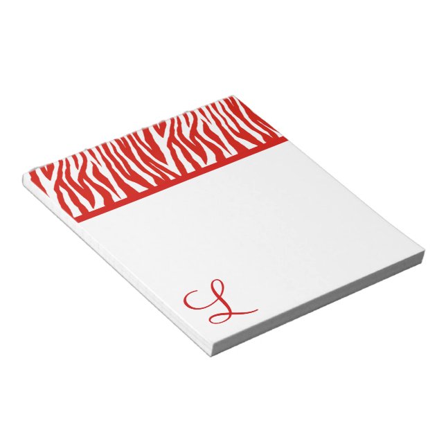 Bloco De Notas Pop Zebra (Inclinado)