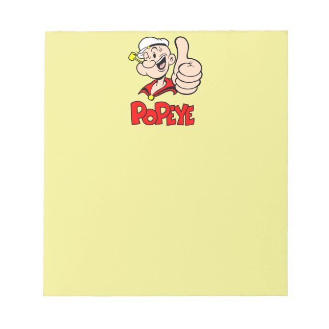 Bloco De Notas Popeye Notepad (Frente)