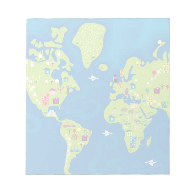 Bloco De Notas Por todo o mundo (Frente)