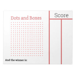 Bloco De Notas Portas e Caixas, Painel Pontuação do Jogo Lápis