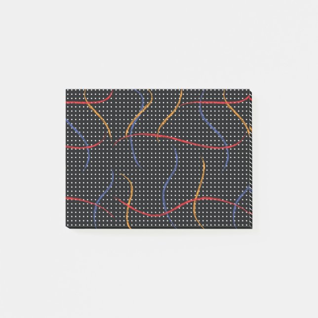 Bloco De Notas Portas e Splatter de Pintura Retroativa (Frente)