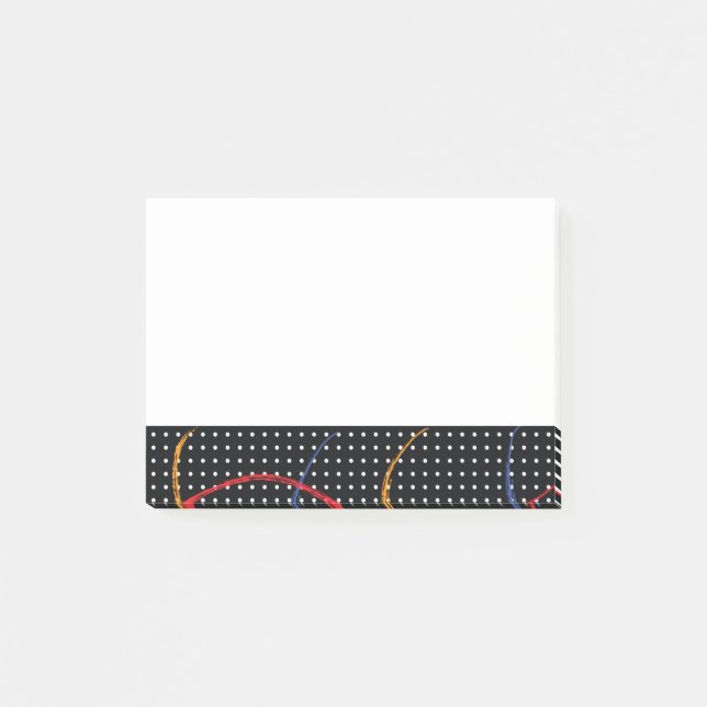 Bloco De Notas Portas e Splatter de Pintura Retroativa (Frente)