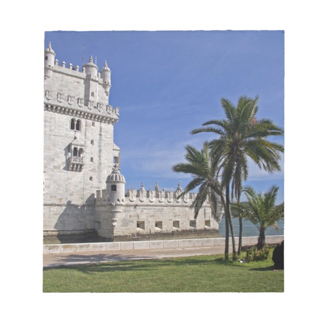 Bloco De Notas Portugal, Lisboa. Torre Belem, um Mundo da UNESCO  (Frente)