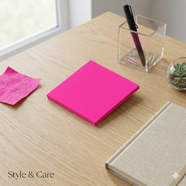 Bloco De Notas Positivamente Rosa Simples 3" Quadrado