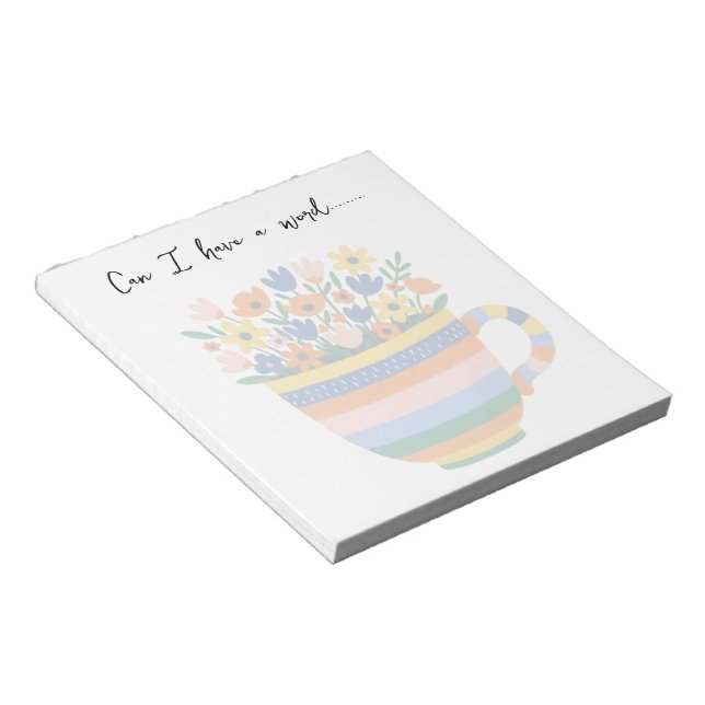 Bloco De Notas Posso ter uma palavra..... (Inclinado)