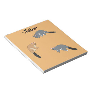Bloco De Notas Possums de Cauda Espessa
