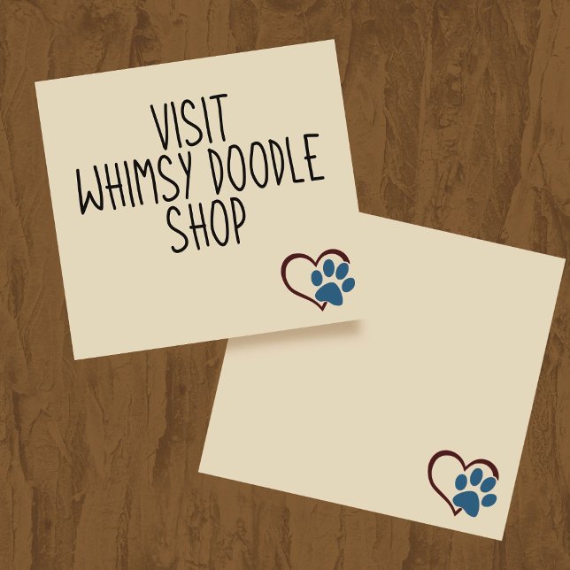 Bloco de Notas Post-it® 3" x 3" Paw n' Heart Amor  (Criador carregado)