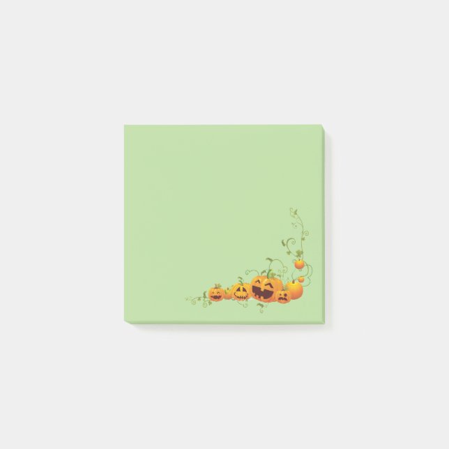 Bloco de Notas Post-it® 7,5 cm x 7,5 cm Abóbora (Frente)