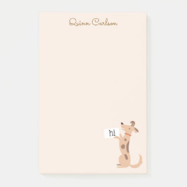 Bloco De Notas Post-it de Cachorro
