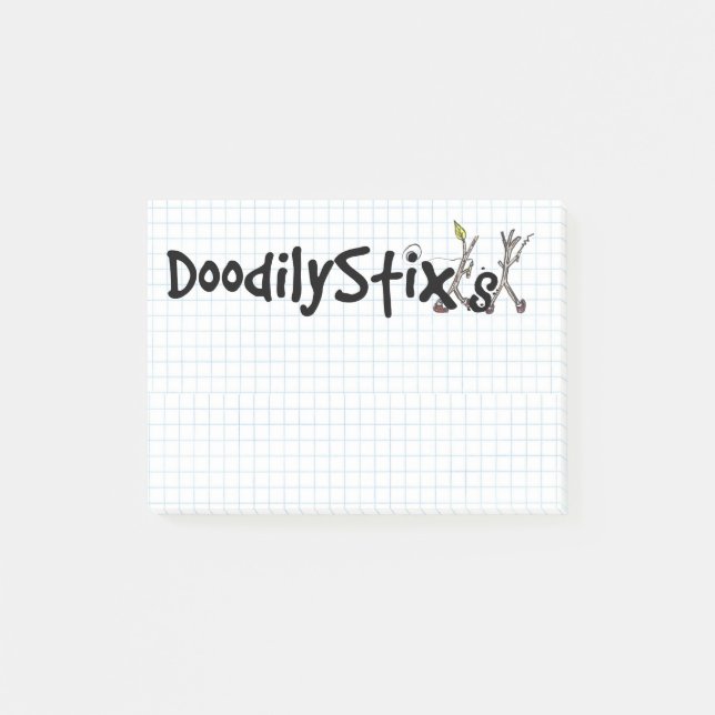Bloco De Notas Post-it de DoodilyStix (Frente)