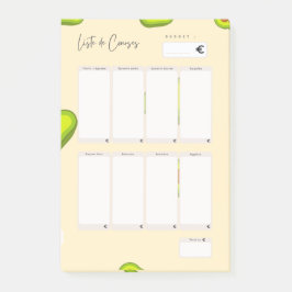 Bloco De Notas Post-it® Liste de courses