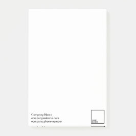 Bloco De Notas Post-it marcado promocional 3" x4 "