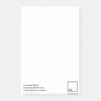 Bloco De Notas Post-it marcado promocional 3" x4 "