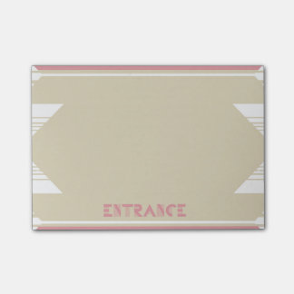 Bloco De Notas Post-it Memo [Art Deco]