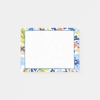 Bloco De Notas Post-it® Motif Floral Coloré