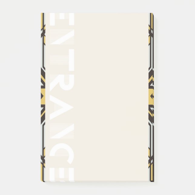 Bloco De Notas Post-it Note [Art Deco] (Frente)