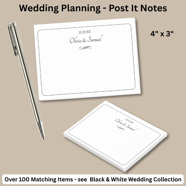 Bloco De Notas Post-It Notes Black & White with Infinity Scroll (Criador carregado)