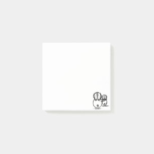 Bloco De Notas Post-it Notes   Coelhinho de casal fofo