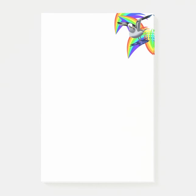 Bloco De Notas Post-it Notes Gaivota (Frente)
