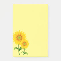 Post-it-Notes-Girassóis