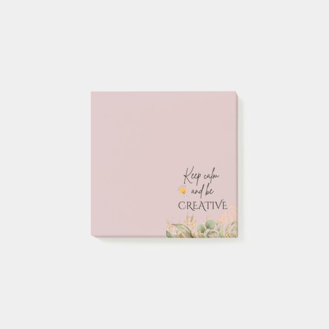 Bloco De Notas Post it notes | sticky notes | motivational (Frente)
