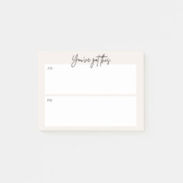 Bloco de notas Post-it para planejamento diário –
