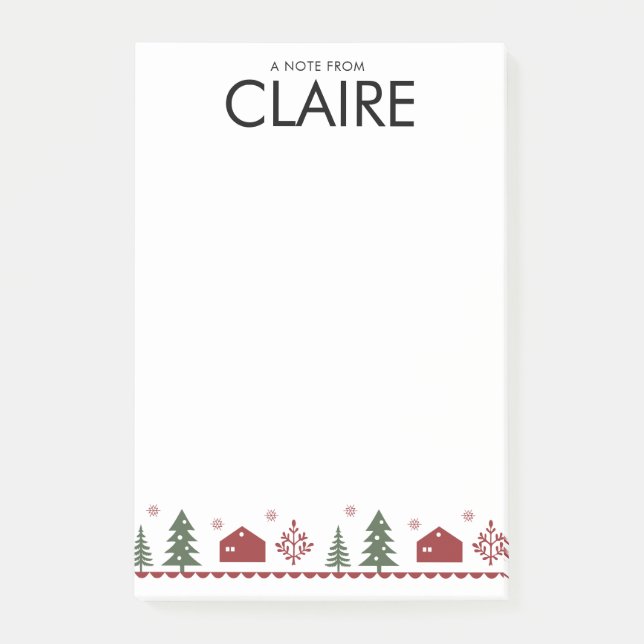 Bloco de Notas Post-it® Personalizado com Design d (Frente)