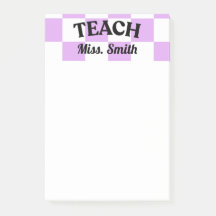 Post-it personalizável para professores